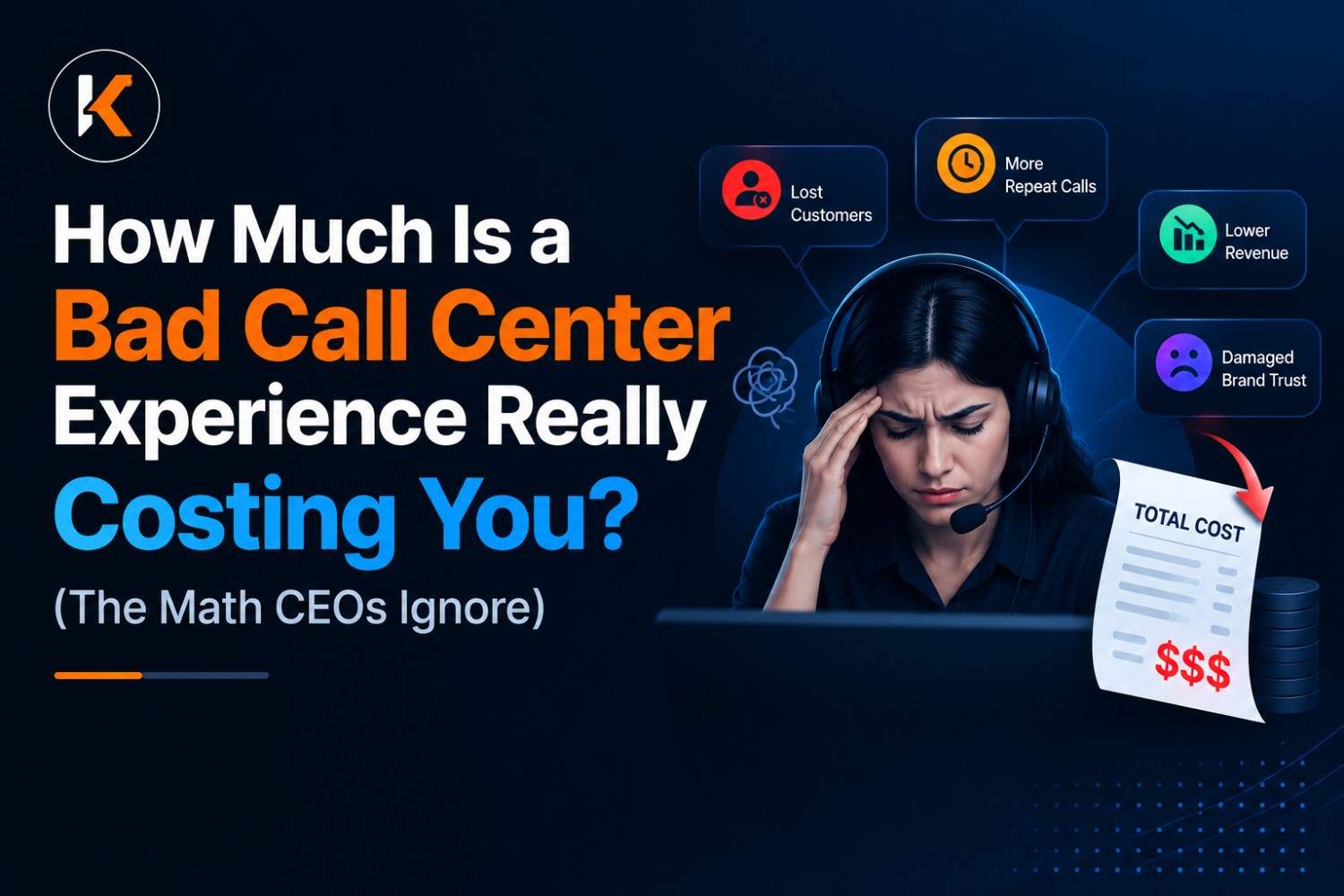 How Much Is a Bad Call Center Experience Really Costing You? (The Math CEOs Ignore)